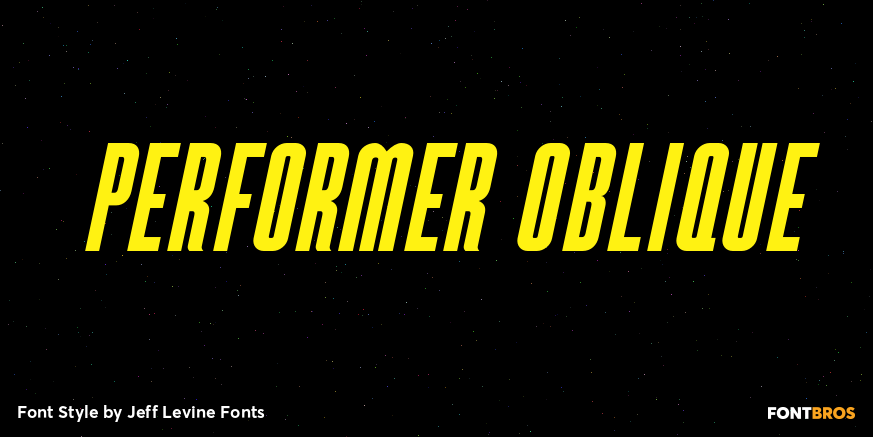 Performer Oblique Poster