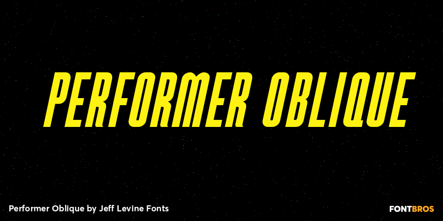 Performer Oblique Poster