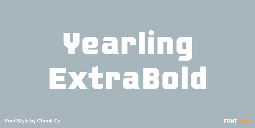 Yearling ExtraBold Poster