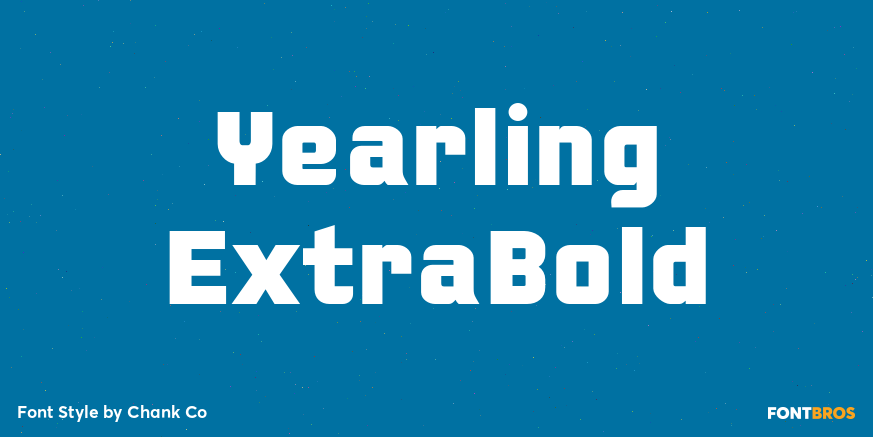 Yearling ExtraBold Poster