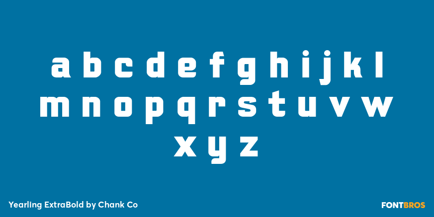 Yearling ExtraBold Font Poster #3