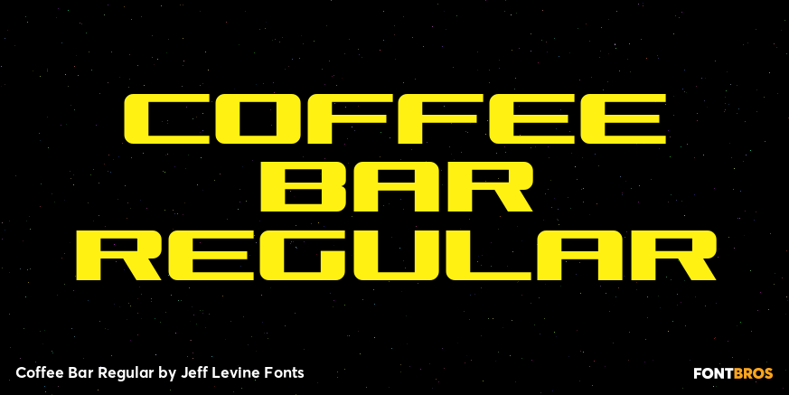 Coffee Bar Regular Font Poster #1