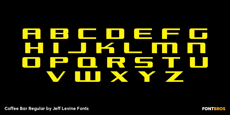 Coffee Bar Regular Font Poster #2