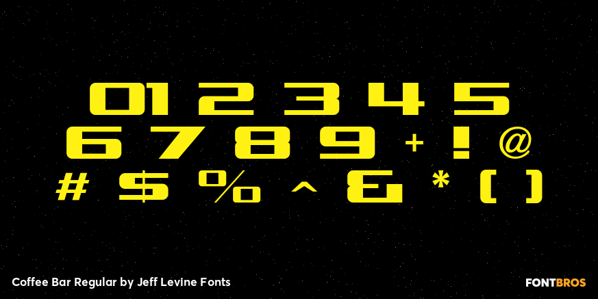 Coffee Bar Regular Font Poster #4