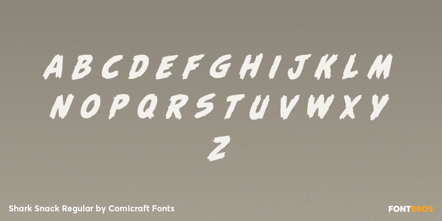 Shark Snack Regular Font Poster #2