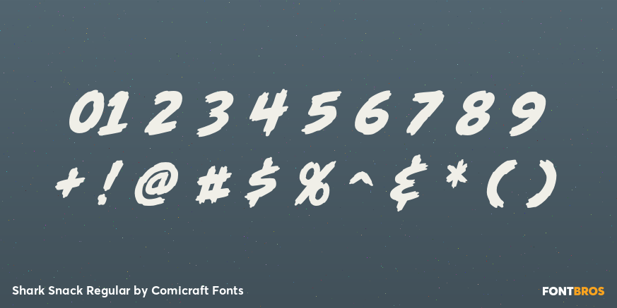 Shark Snack Regular Font Poster #4