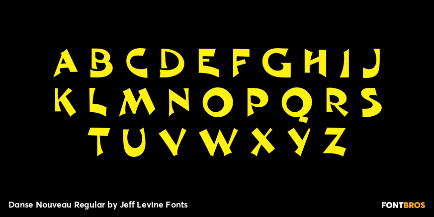Danse Nouveau Regular Font Poster #1