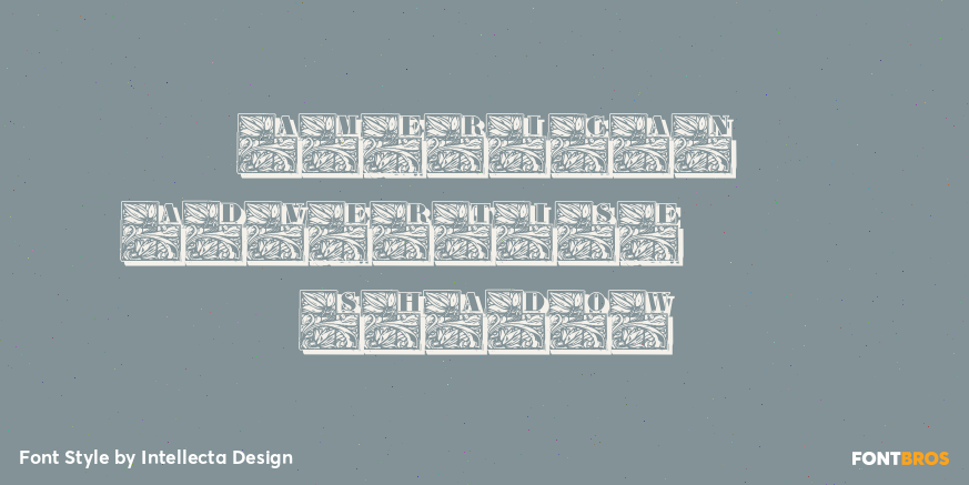 American Advertise 013 Shadow Poster