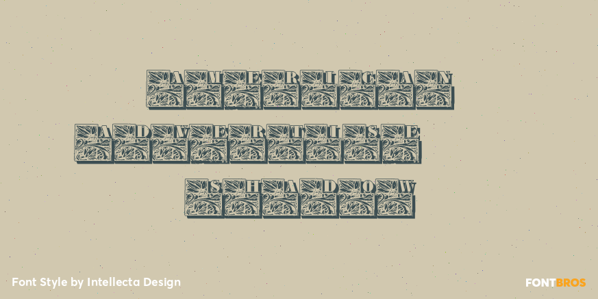 American Advertise 013 Shadow Poster