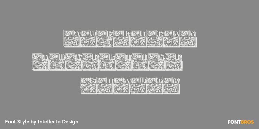 American Advertise 013 Shadow Poster