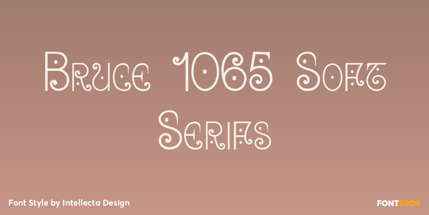 Bruce 1065 Soft Serifs Poster