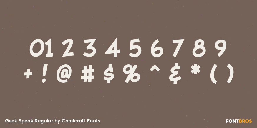 Geek Speak Regular Font Poster #4