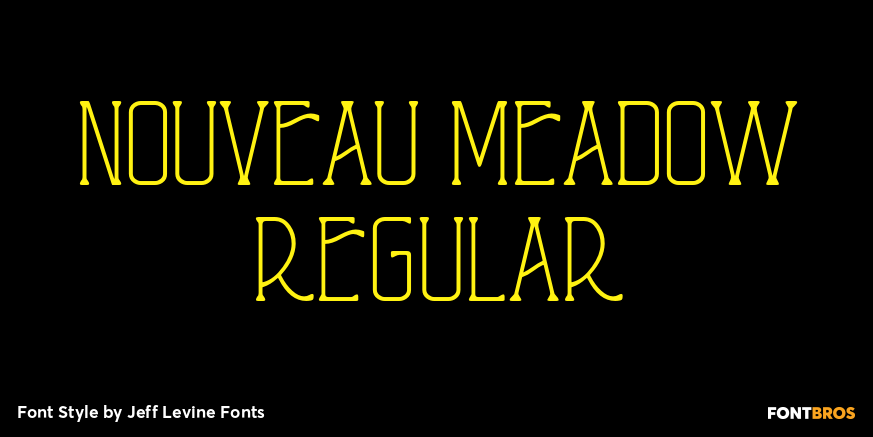 Nouveau Meadow Regular Poster