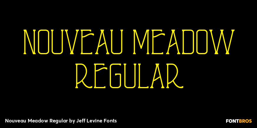 Nouveau Meadow Regular Poster
