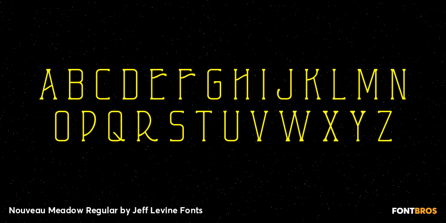 Nouveau Meadow Regular Font Poster #1