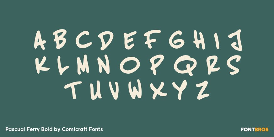 Pascual Ferry Bold Font Poster #2