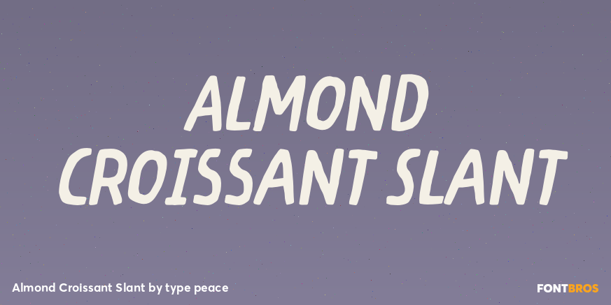 Almond Croissant Slant Poster