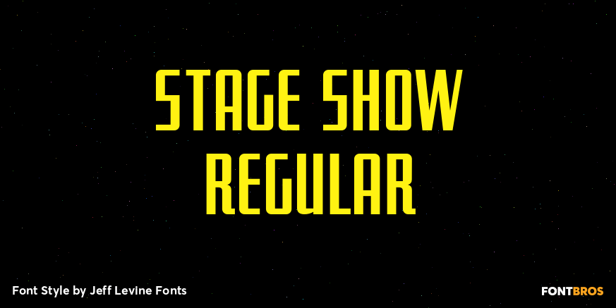 Stage Show Regular Poster