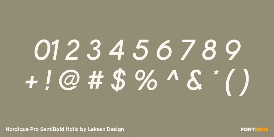 Nordique Pro SemiBold Italic Font Poster #4