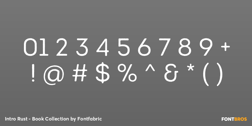 Intro Rust - Book Collection Font Poster #4