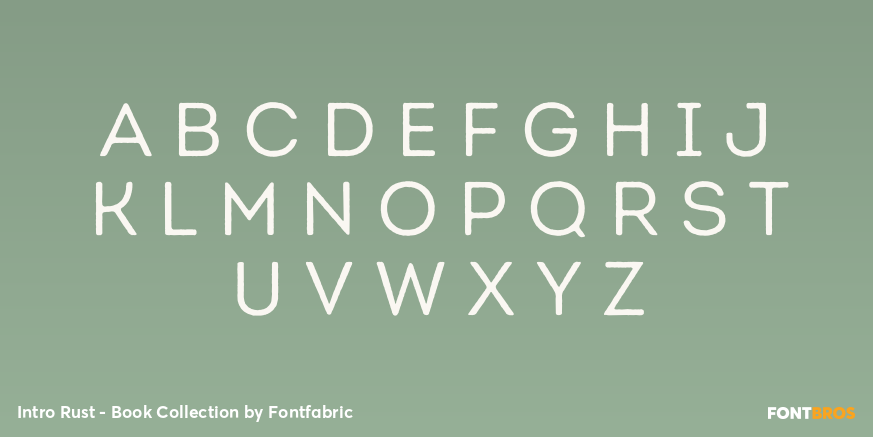 Intro Rust - Book Collection Font Poster #1