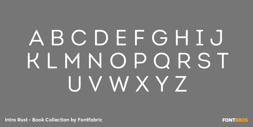 Intro Rust - Book Collection Font Poster #1