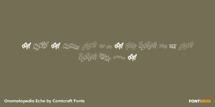 Onomatopedia Echo Poster