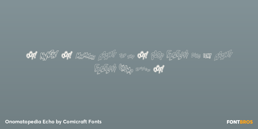 Onomatopedia Echo Poster