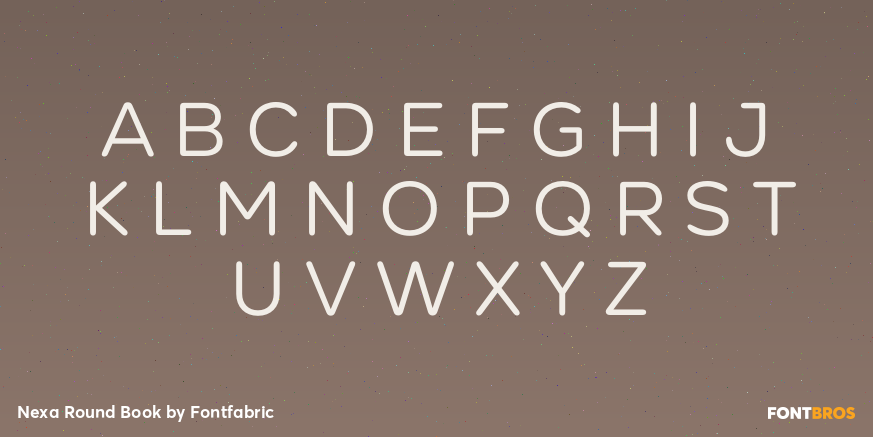 Nexa Round Book Font Poster #2