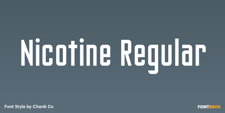 Nicotine Regular Poster