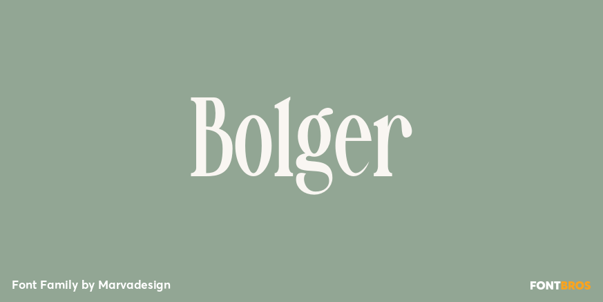 Bolger Poster