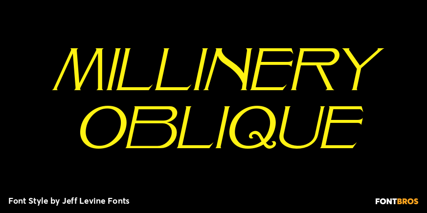 Millinery Oblique Poster