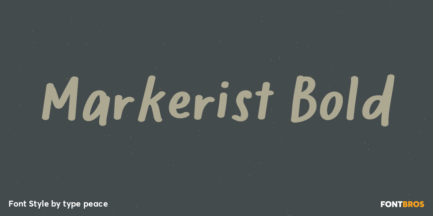 Markerist Bold Poster