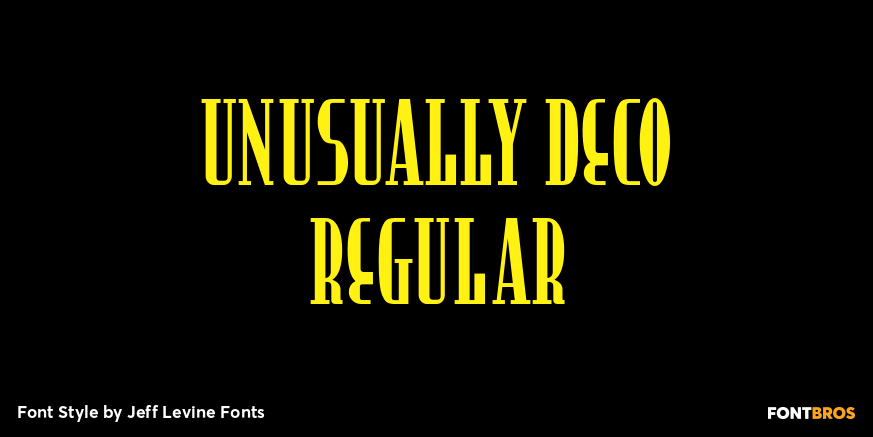 Unusually Deco Regular Poster