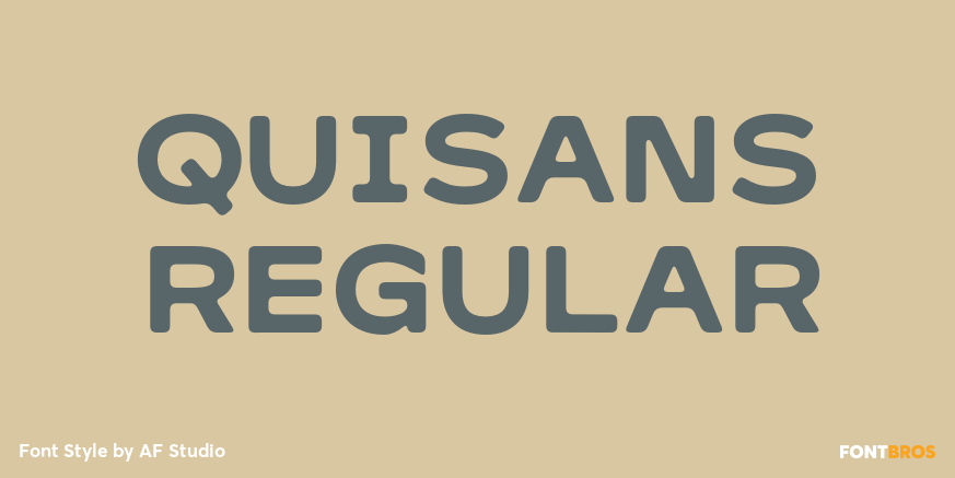 Quisans Regular Poster