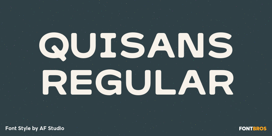 Quisans Regular Poster