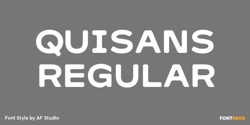 Quisans Regular Poster