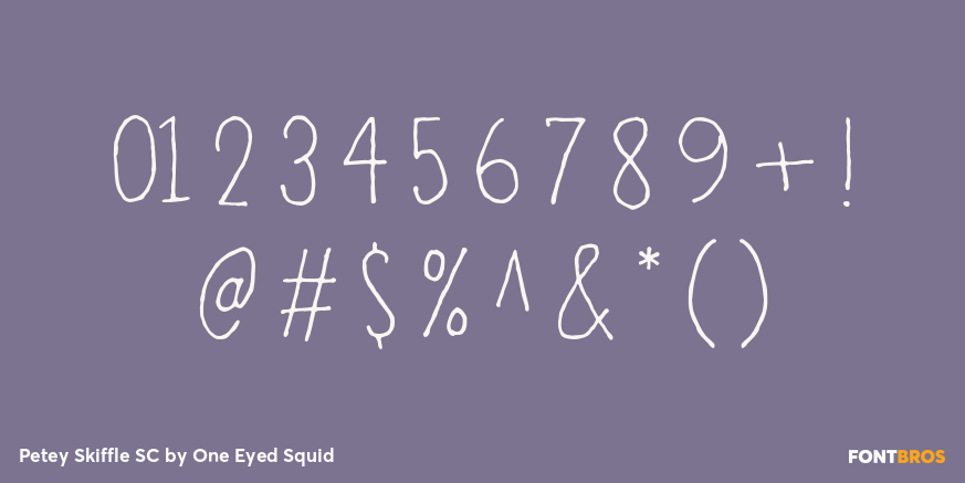 Petey Skiffle SC Font Poster #4