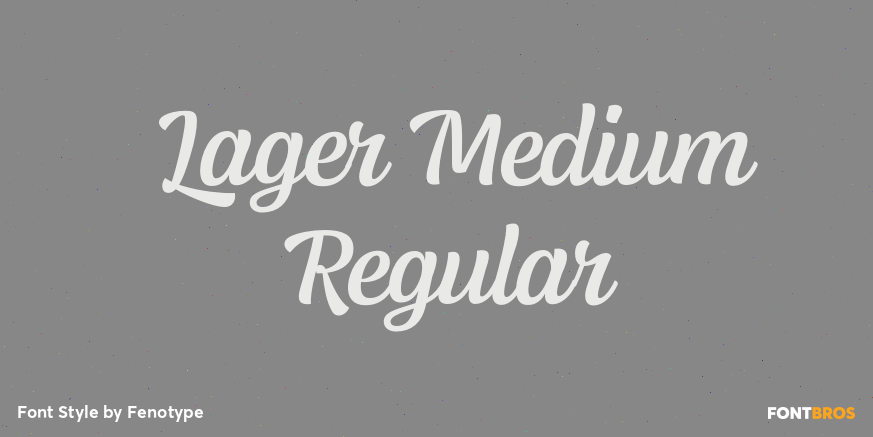 Lager Medium Regular Poster