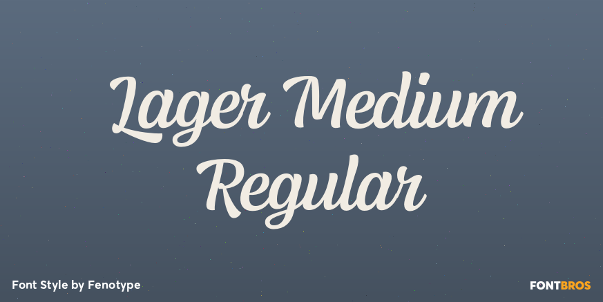 Lager Medium Regular Poster