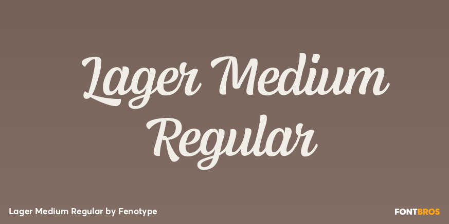 Lager Medium Regular Poster