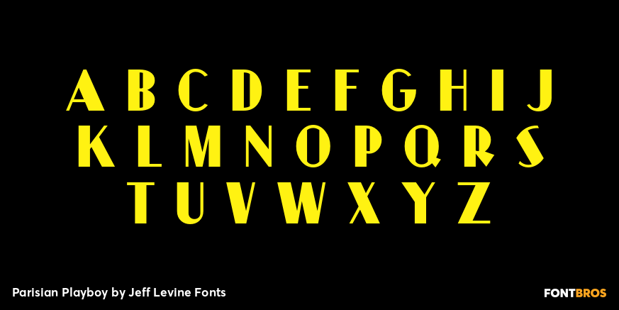 Parisian Playboy Font Poster #3