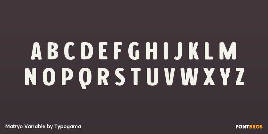 Matryo Variable Font Poster #2