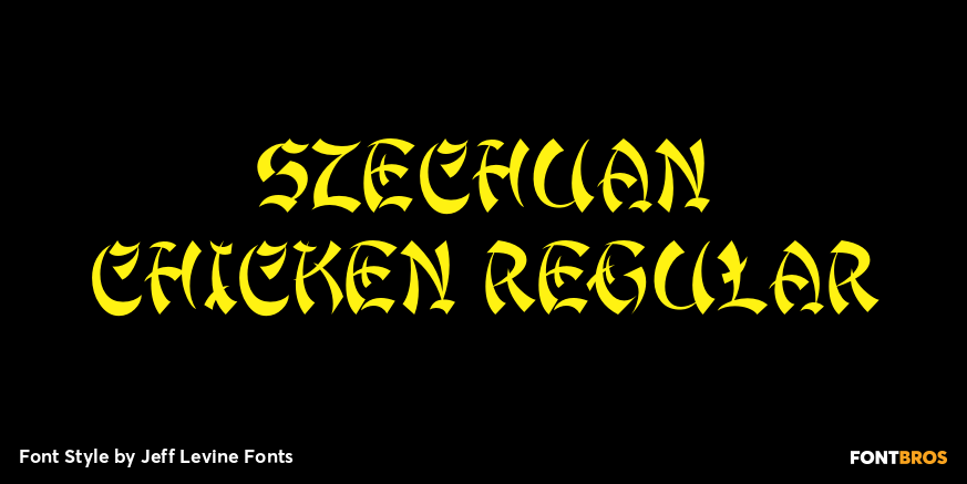Szechuan Chicken Regular Poster
