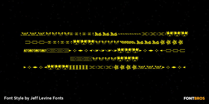 Antique Stencil Borders One Regular Poster