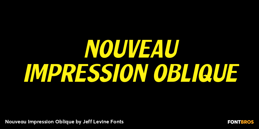 Nouveau Impression Oblique Poster