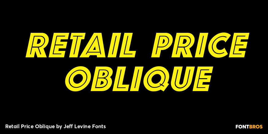 Retail Price Oblique Poster