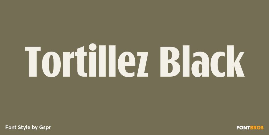 Tortillez Black Poster