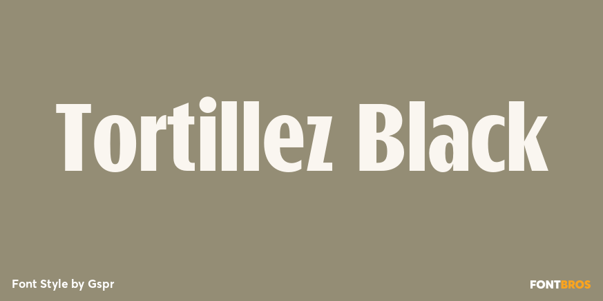 Tortillez Black Poster