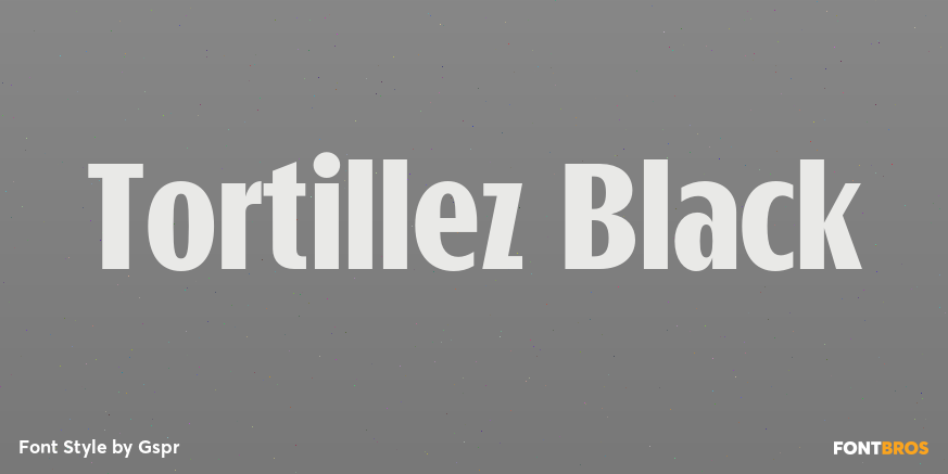 Tortillez Black Poster